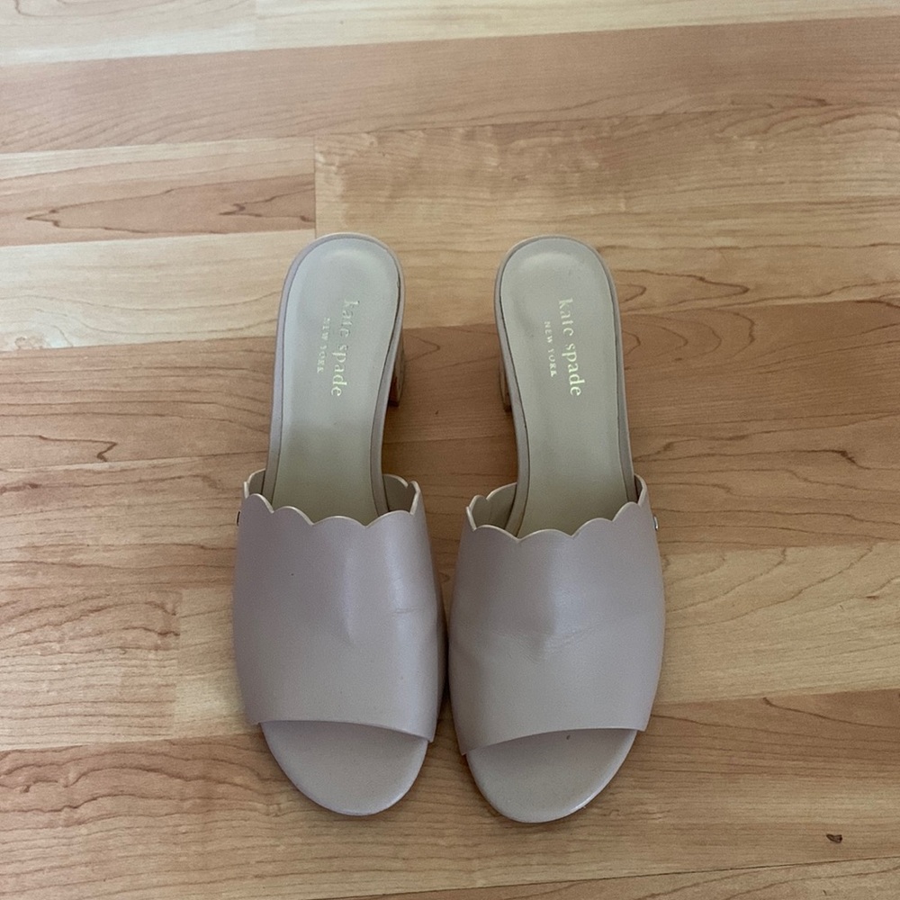 Kate Spade Pink Heeled Mules